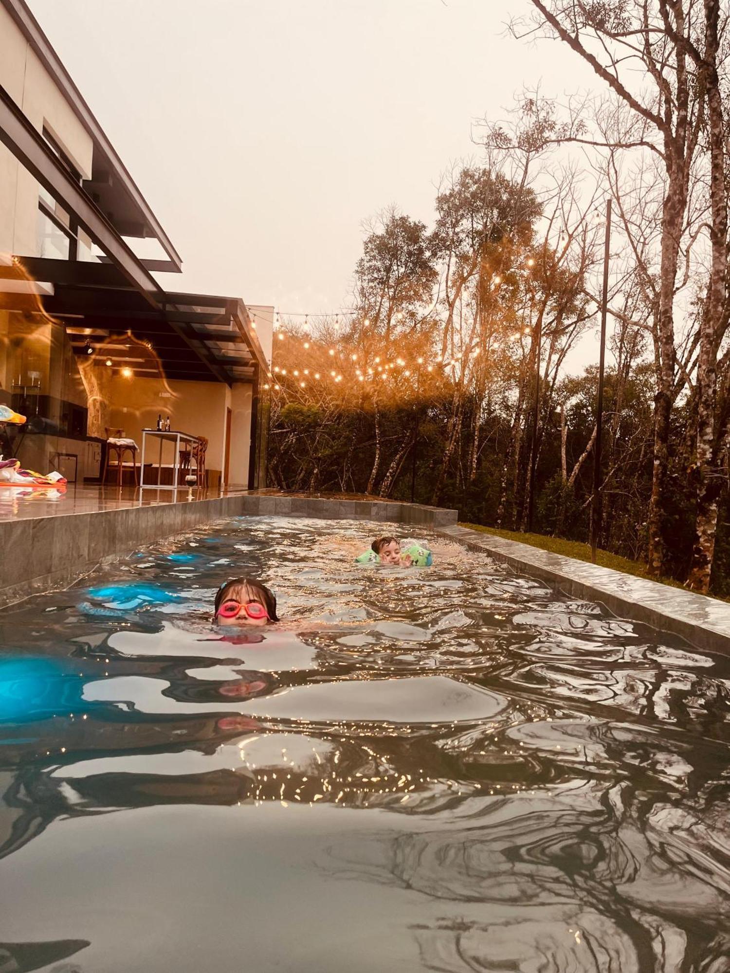 Paraiso Em Rancho Queimado Com Piscina Aquecida 외부 사진