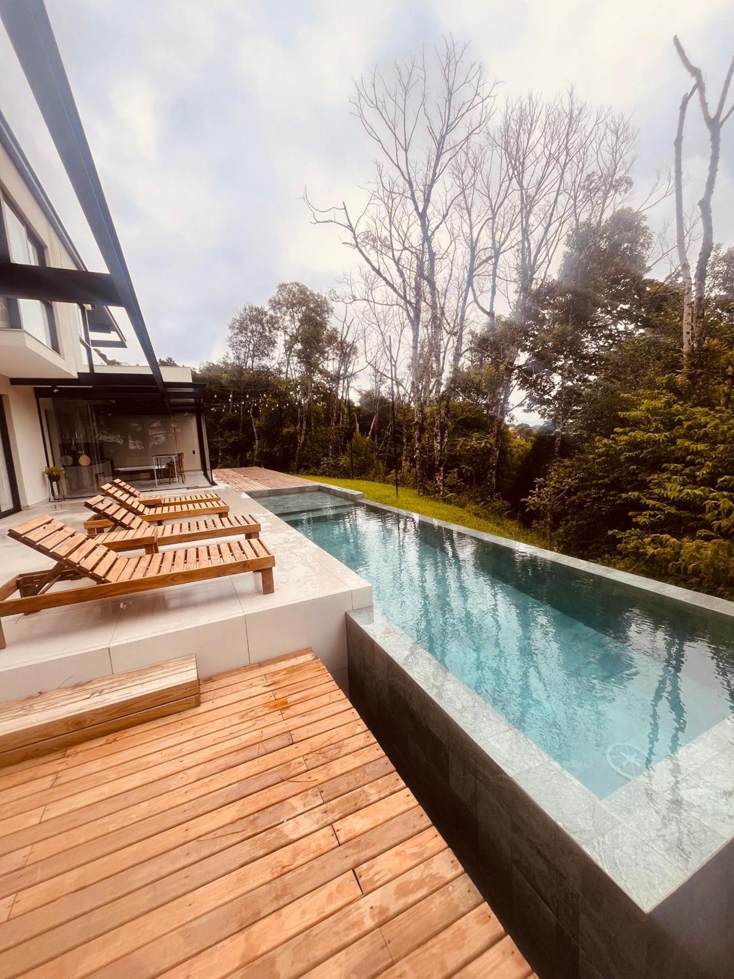 Paraiso Em Rancho Queimado Com Piscina Aquecida 외부 사진
