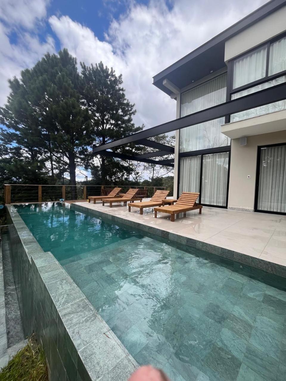 Paraiso Em Rancho Queimado Com Piscina Aquecida 외부 사진